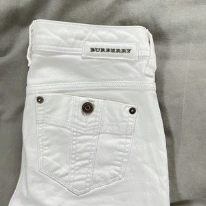 Burberry White Denim Jeans